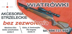 dystrybutor wiatrówek, karabinów pneumatycznych, pistoletów, akcesorii strzeleckich, militarnych Kielce